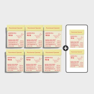 [선착순 추가 증정] 닥터퀘르퀘르셀 파이토솜 퀘르세틴 잔타닌 브로멜라인 NMN NK세포 영양제 60정, 8개
