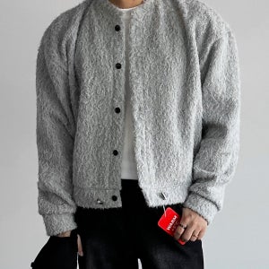 남자라운드가디건 남자크롭가디건