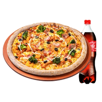 피자알볼로 쉬림프&핫치킨피자 (L)