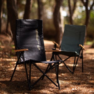 [리퍼] 캠프빌리지 캠핑 의자 4단 각도조절 리클라이너 릴렉스 체어 (목쿠션포함)