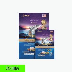 정기배송 지그니쳐 송어연어(큰알) 11kg 저알러지 강아지사료