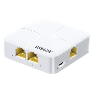 삼지 1대4 인터넷 랜 선 분배기 기가비트 이더넷 4포트 동시 연결 사용 SZ-JKQ04Y