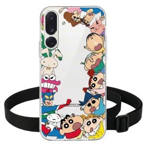 갤럭시A17 짱구케이스 목걸이 무너폰2 에디션