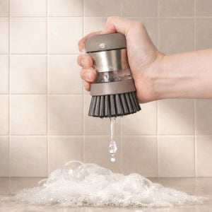 샐마 원터치 세제 일체형 주방 세척솔 브러쉬 스탠드포함