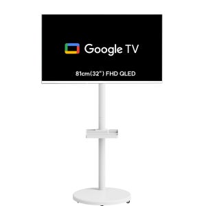 엔텐바이미 심플형 삼탠바이미 화이트 세트 QLED 81cm FHD 이동식 TV 중소바이미