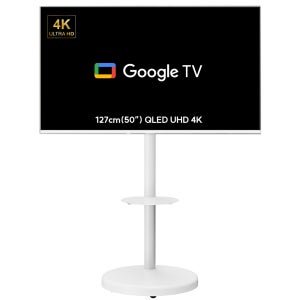 엔텐바이미 대형 삼탠바이미 화이트셋 127cm UHD4K QLED 이동식 TV 중소바이미