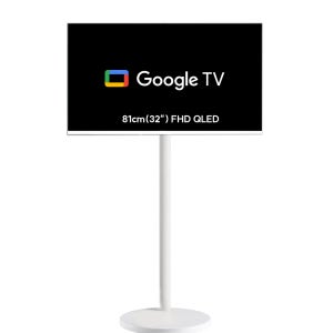 엔텐바이미 관절형 삼탠바이미 화이트 세트 QLED 81cm FHD 이동식 TV 중소바이미