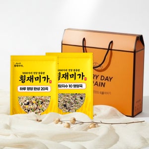 횡재미가 저당균형 혼합잡곡 선물세트 (영양20곡+저당10곡) 설날 추석 명절