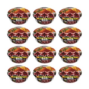 스가키야 카라카라우오 신신어 매운 일본 컵라면 136g, 12개