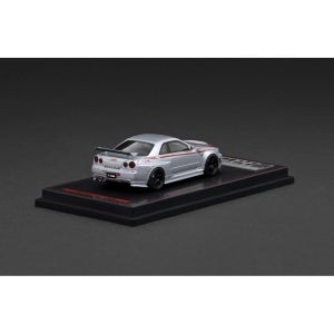 이그니션 아크릴 케이스 닛산 스카이라인 Z Tune R34 실버 1:64 다이캐스트 자동차 미니카 모형
