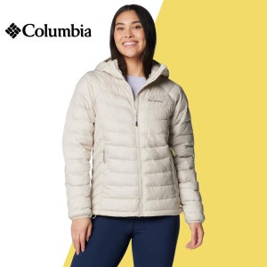 미국 컬럼비아 경량패딩 여성 옴니히트 파우더 라이트 II 후드 자켓