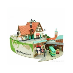 산케이 지브리 마녀 배달부 키키 입체 종이공예 DIY 키트 미니어처 디오라마 MK07-37