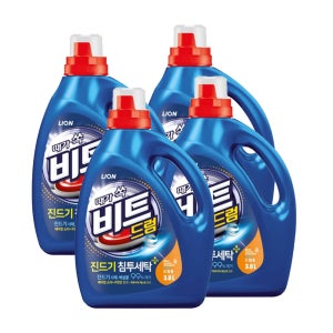 비트액체세제 때가쏙비트 비트제로 3L 드럼용 4개