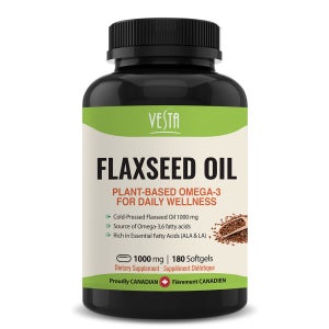 베스타 플렉씨드오일 Flaxseed Oil 1000mg 식물성 아마씨유 180캡슐