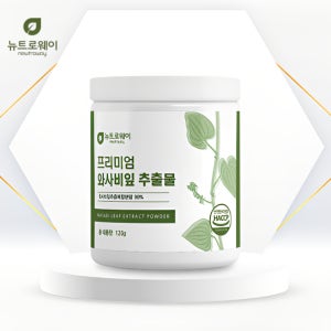 국산 와사비잎 추출 복합 분말 와사비 가루 120g 시니그린 이소비텍신