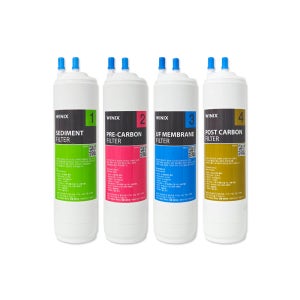 위닉스정품TS-100 8인치필터 4단계 높이24.5cm (1+1+1+1세트)