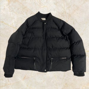 EnC 블랙 패딩 점퍼 오버핏 F