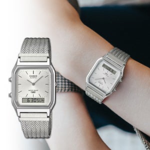 백화점AS 카시오 스퀘어 시계 아나디지 230 시리즈 메탈