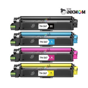 브라더 칼라레이저젯 복합기 DCP-L3551CDW 재생토너 4색 SET TN-267BK TN-267C TN-267M TN-267Y (브라더 267)