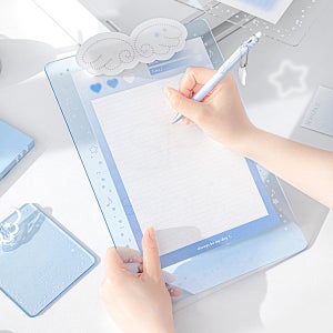 스페셜라이프 아크릴 투명 클립보드 A4 벽걸이 엔젤코어