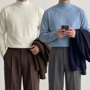 1+1 남자목티 남자목폴라티 반목폴라 겨울폴라