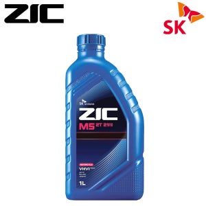 ZIC 오토바이 엔진오일 2행정 M5 2T (1L) 용도- 스쿠터 예초기 엔진톱