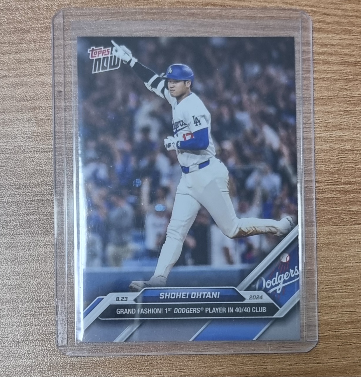 오타니 쇼헤이 40홈런40도루카드 2024 Topps Now 1st Dodger 40/40 Club No-584 MLB카드
