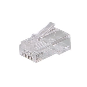 미래로아이티 UTP 8핀 RJ45 랜선 모듈러잭 커넥터 100개
