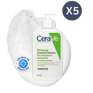 CeraVe 세라비 크림 폼클렌저 473ml, 5개