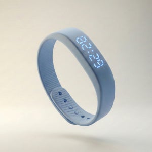 고요 진동 무음촉각밴드 스카이 블루