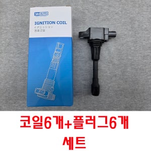 올뉴SM7 점화플러그 점화코일 세트 22448-JA10C 22401-JD01B