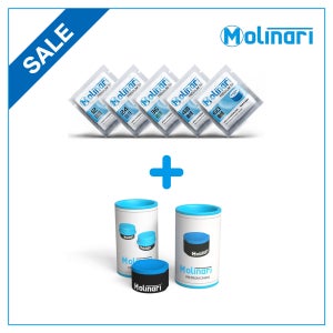 당구팁 + 당구초크 세트 (NEW 몰리나리팁 + 몰리나리초크)