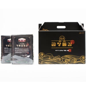 특상품 두꺼운 곱창김 곱창돌김 8속 4톳이상 구매시 선물상자 포장 240g, 1개