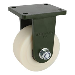 고하중 캐스터 20cm(8인치) 2500kg 나일론바퀴 고정형 운반차 장비 반도체 생산설비