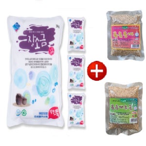 [한주] 장소금 2kg 4개 + (증)볶음통깨80g+볶음깨소금80g