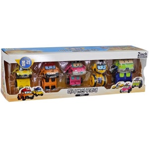 로보카폴리 2인치 미니변신구조대 5종세트 유아 어린이 자동차 장난감 선물
