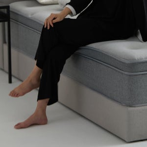 모먼스트 스테디 하단파운데이션 매트리스 베이스 받침대 무헤드형, Q(퀸), 라이트그레이