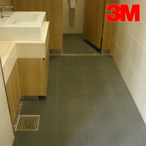 3M 엔트랩매트3200 욕실매트 욕실발판 1.2m x 1.5m, 회색