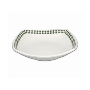 DOLSAN 돌산멜라민 진주원톤그린 사각접시볼 9인치 DS-7953