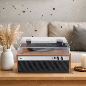 브리츠 턴테이블 LP판 레코드 플레이어 양방향 블루투스 스피커 BZ-AP40BT 우드