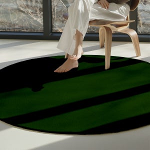 호이데코 코지 원형 단모 러그 워셔블 200R