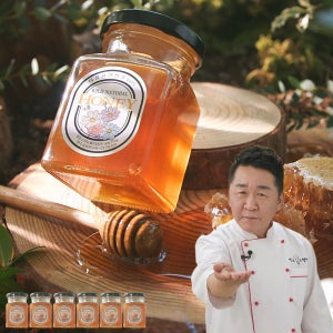 전철우의 100% 야생 천연 꿀 프리미엄 고급 선물 천연 벌꿀 고산지대 250g 6병