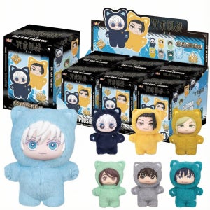 EAKI 주술회전 굿즈 인형 라부부 고양이 인형키링 랜덤박스 7종