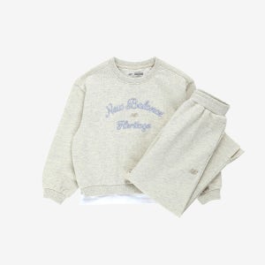 뉴발란스키즈 NBgC_소재변형 스트레이트 팬츠 셋업 키즈 상하복 NK9YG1882G33
