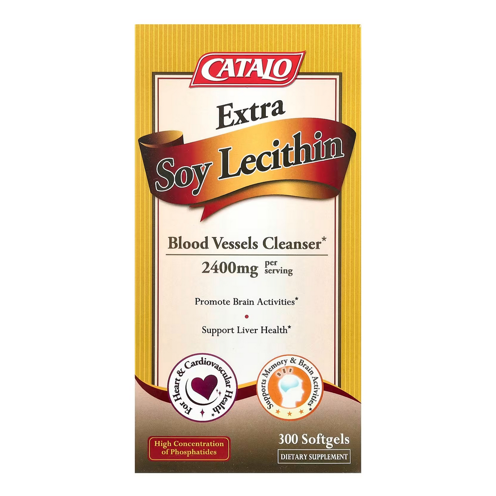 카탈로 엑스트라 <b>소이 레시틴</b> 300소프트젤 1200mg 개당