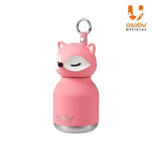 아소부 스테인레스 보온보냉 키링 텀블러 미니 베스티 200ml, 핑크팍스