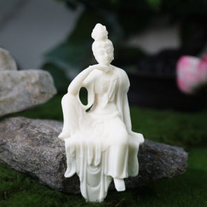 세라믹 불상 고요한 명상 소품 오브제 불교박람회 불교굿즈