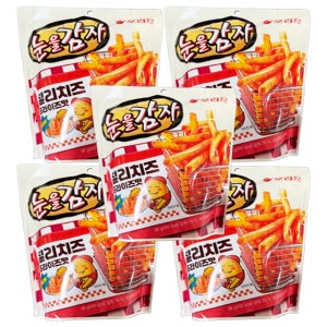 오리온 눈을감자 칠리치즈 프라이즈맛 96g X 5개