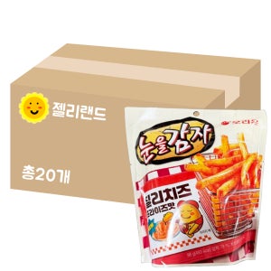 오리온 눈을감자 칠리치즈 프라이즈맛 96g X 20개 (1BOX)