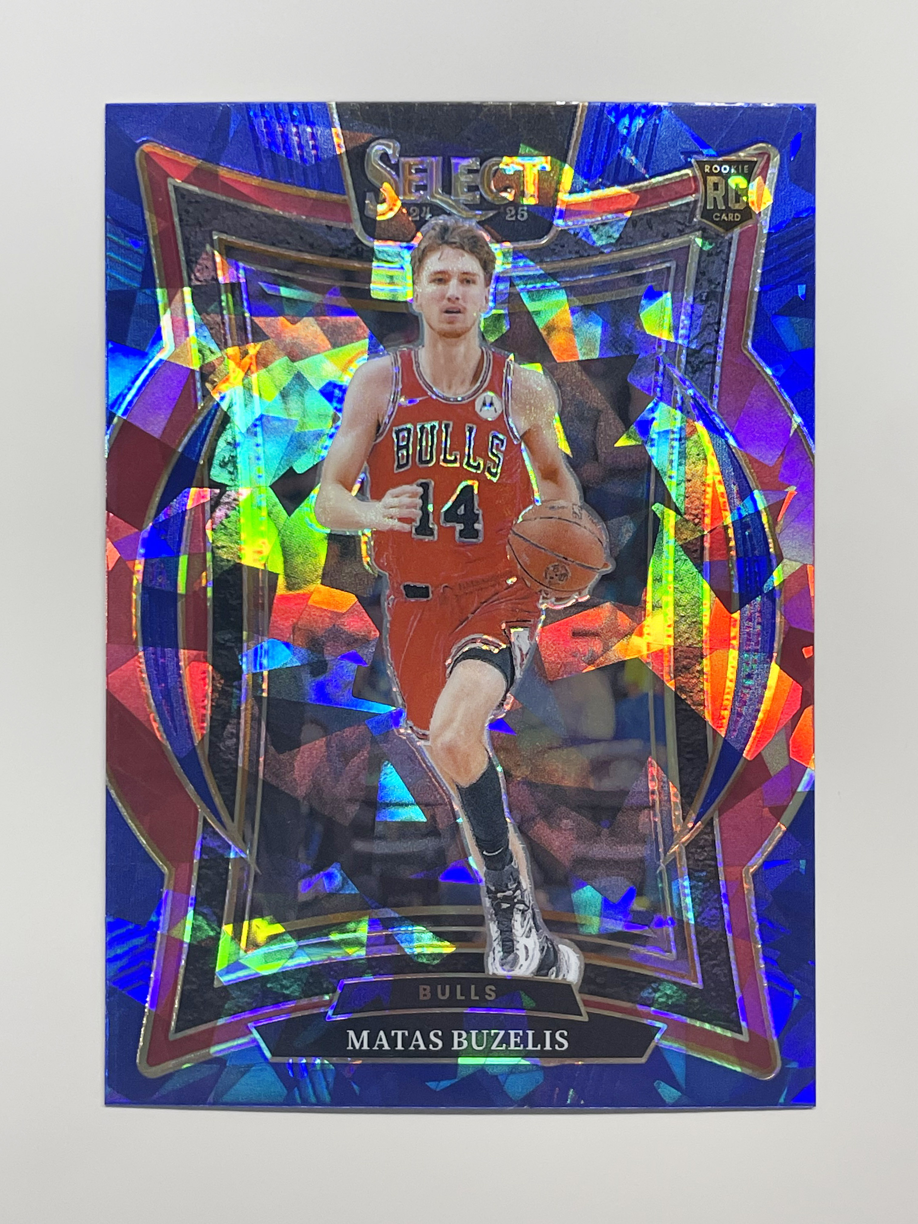 24-25 Select 70 Blue Cracked Ice RC 마타스 부젤리스